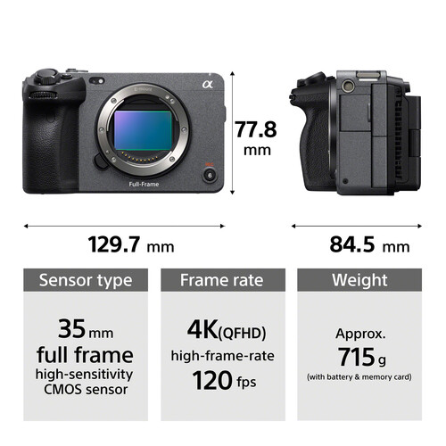 Sony FX3A Full-Frame Cinema Camera