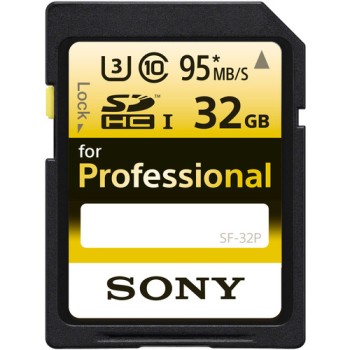 Sony 32GB Ultra-High Durability Professional SDHC UHS-I Memory Card Class 10