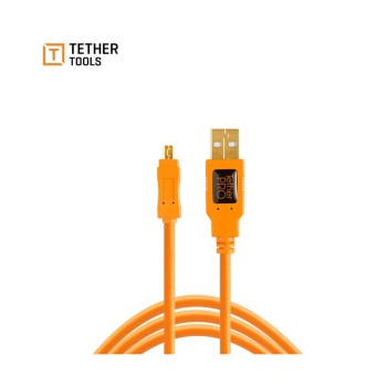 TetherPro USB 2.0 Mini-B 8-Pin Cable 4.6m CU8015-ORG