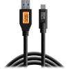 Tether Tools TetherPro USB Type-C Male to USB 3.0 Type-A Male 4.6m Cable CUC3215-BLK