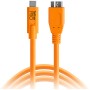 Tether Tools TetherPro USB Type-C Male to Micro-USB 3.0 Type-B Male Cable 4.6m CUC3315-ORG