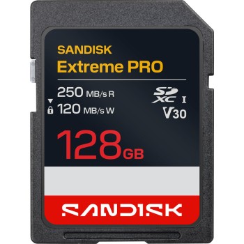 SanDisk 128GB Extreme PRO UHS-I SDXC Memory Card 200MB
